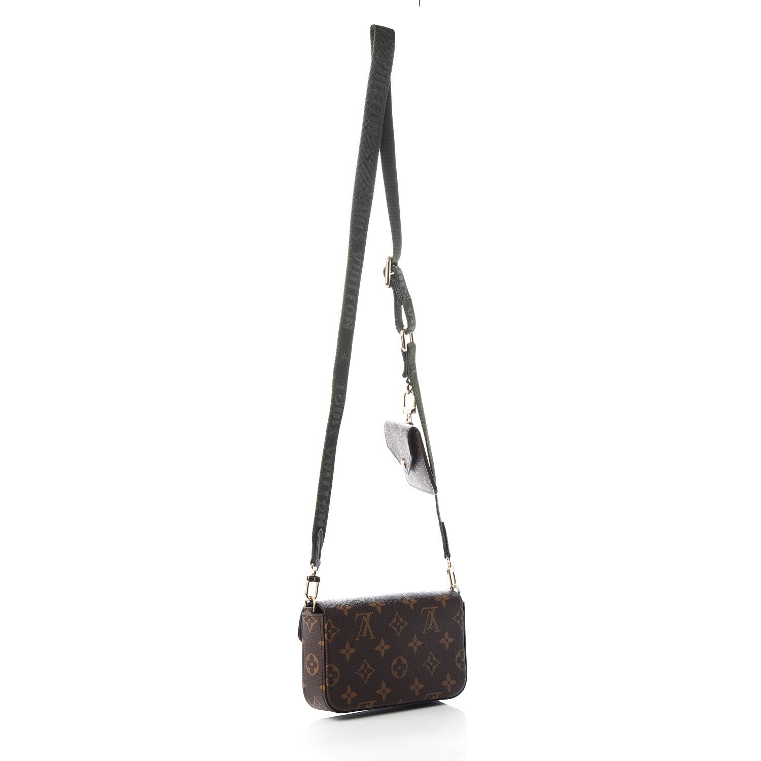 Louis Vuitton Monogram Felicie Strap & Go Kaki 3 of 8