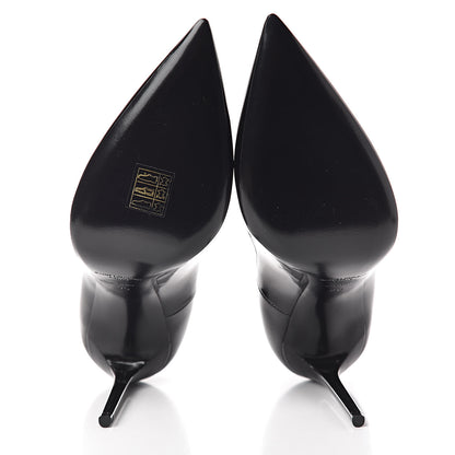 Saint Laurent Patent Calfskin Zoe 105 Pump 39 Black 7 of 8