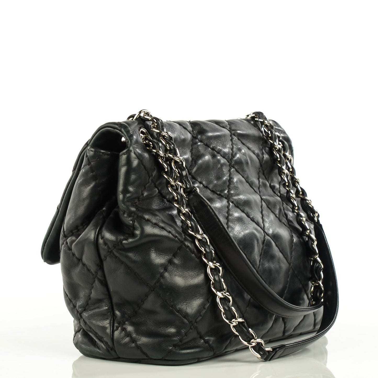 Calfskin Medium Love Me Tender Flap Black