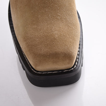 Louis Vuitton Suede Calfskin Monogram Limitless Ankle Boots 36 Beige 10 of 10