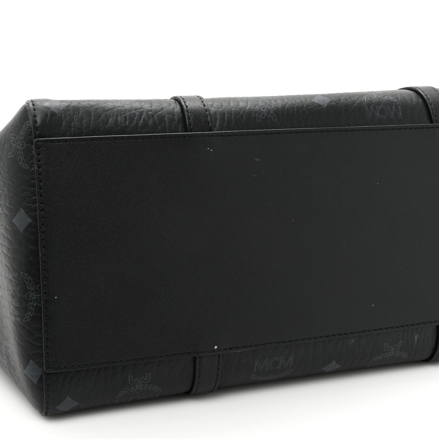 MCM Visetos Toni Shopper Tote Black 10 of 10