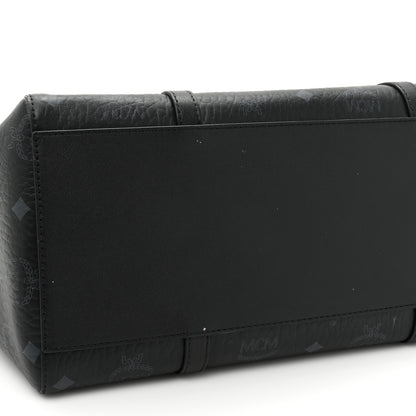 MCM Visetos Toni Shopper Tote Black 10 of 10