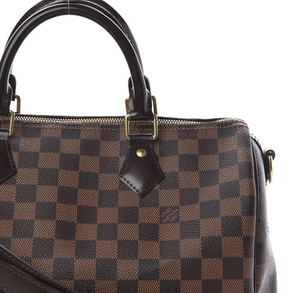 Louis Vuitton Damier Ebene Speedy Bandouliere 30 12 of 17