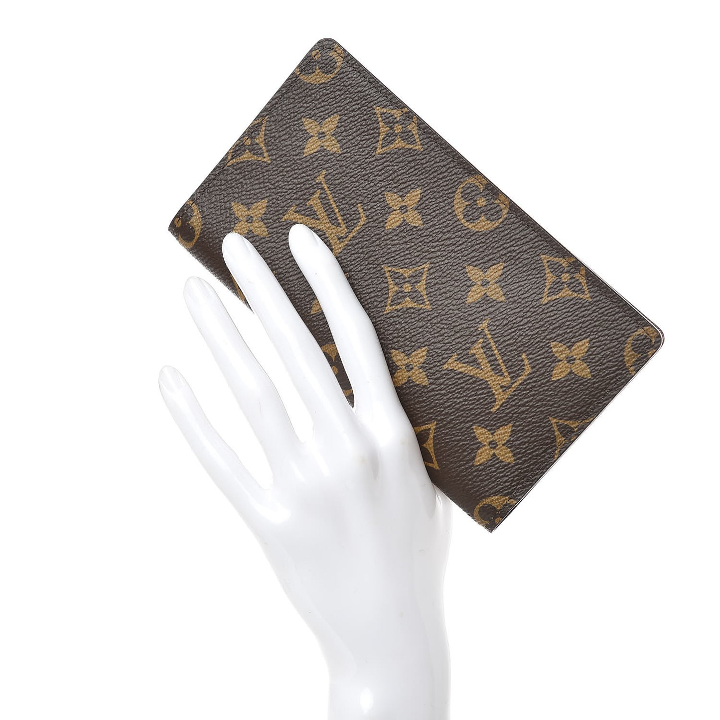 Monogram Checkbook Holder Case Wallet