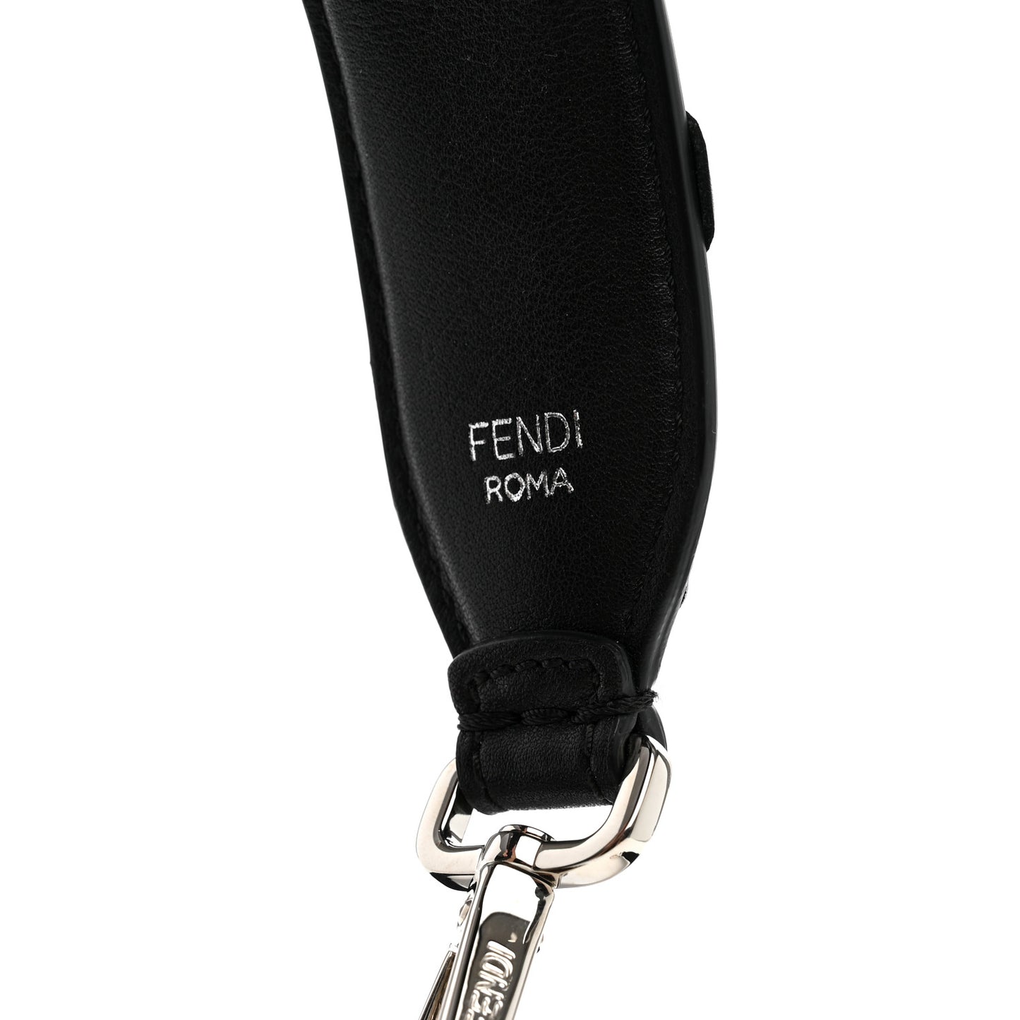 Vitello Dolce Nappa Patent Flowerland Studded Strap You Black