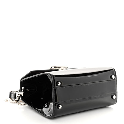 Valentino Garavani Patent Small VSling Top Handle Bag Black 4 of 9