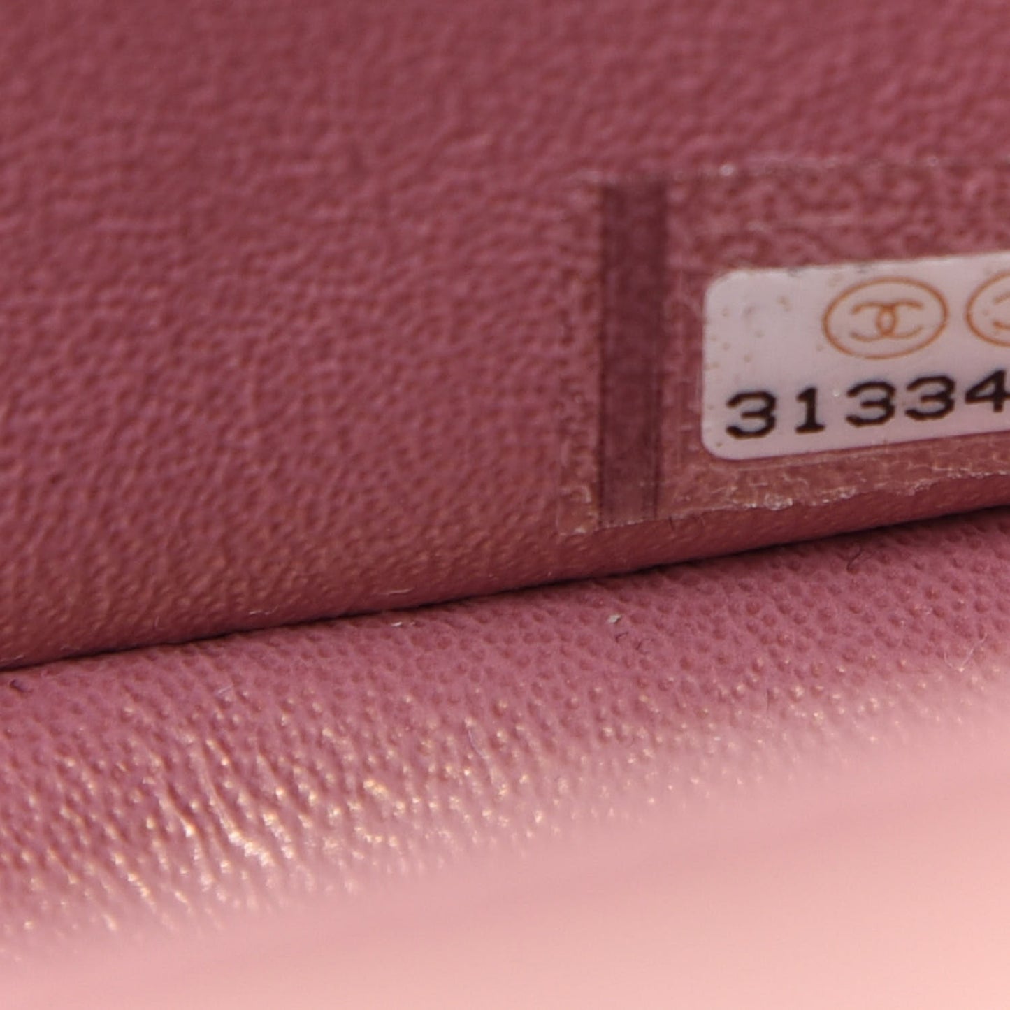 Iridescent Lambskin Quilted Mini Top Handle Rectangular Flap Pink