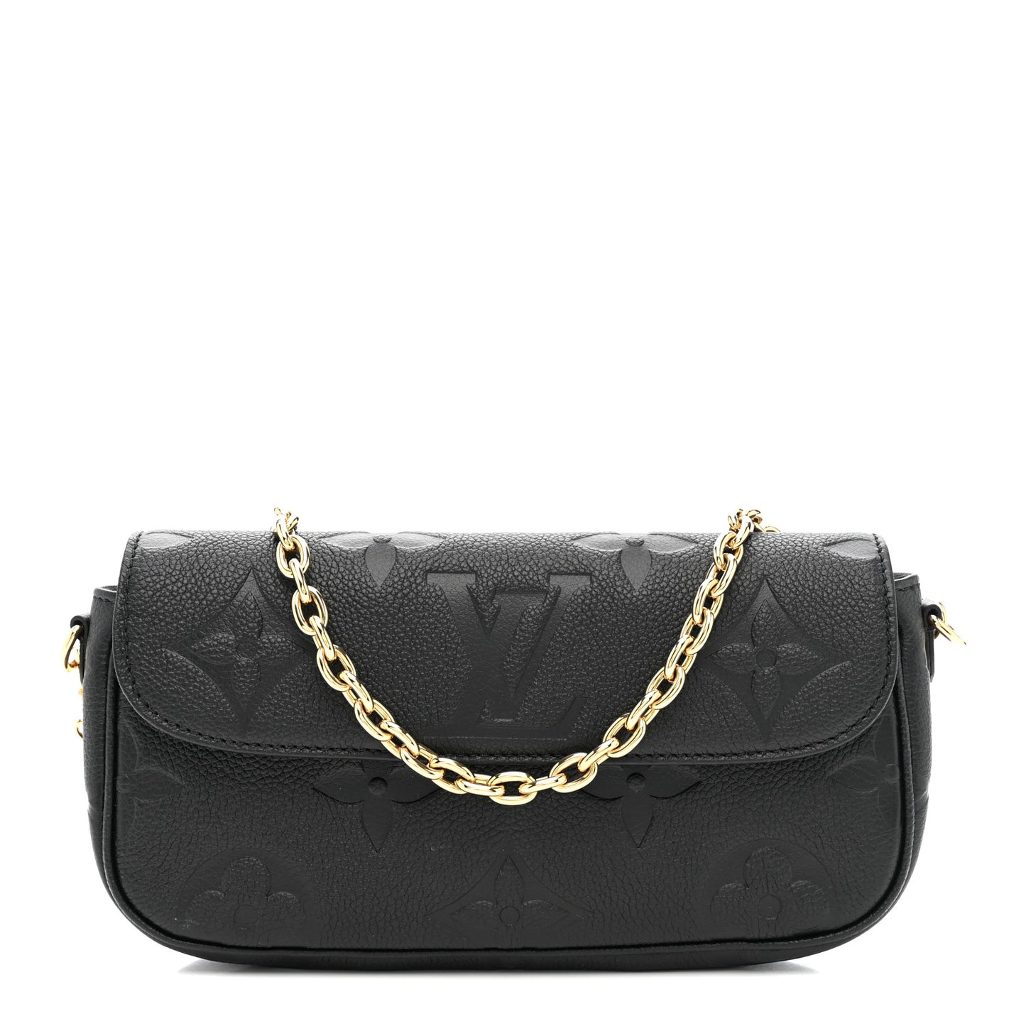 Empreinte Monogram Giant Ivy Wallet On Chain Black