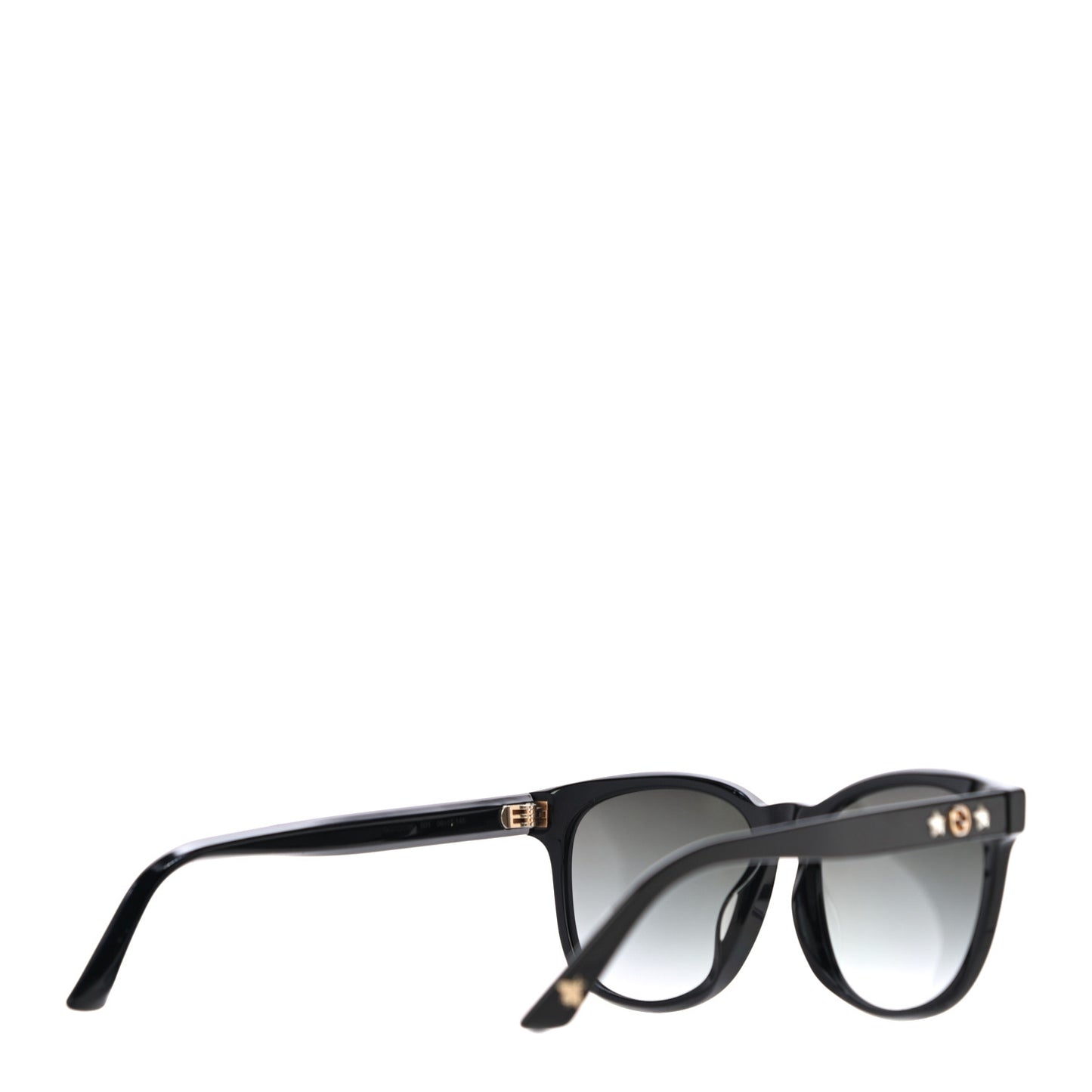 Round Frame Star Sunglasses GG0232SK Black