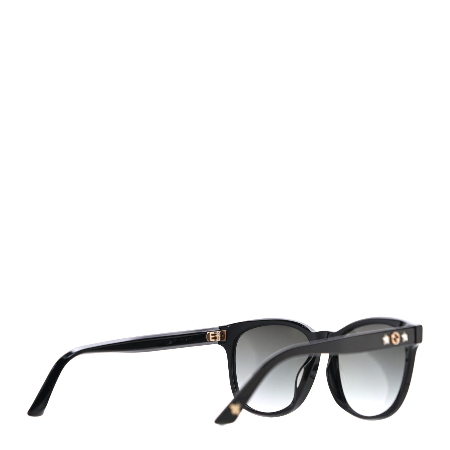Gucci Round Frame Star Sunglasses GG0232SK Black 3 of 8