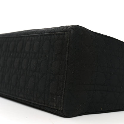 Christian Dior Nylon Cannage Large Lady Dior Black 10 of 10