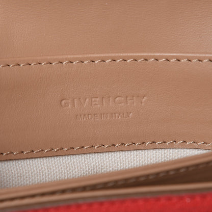 Givenchy Calfskin Duetto Crossbody Beige Red 6 of 8