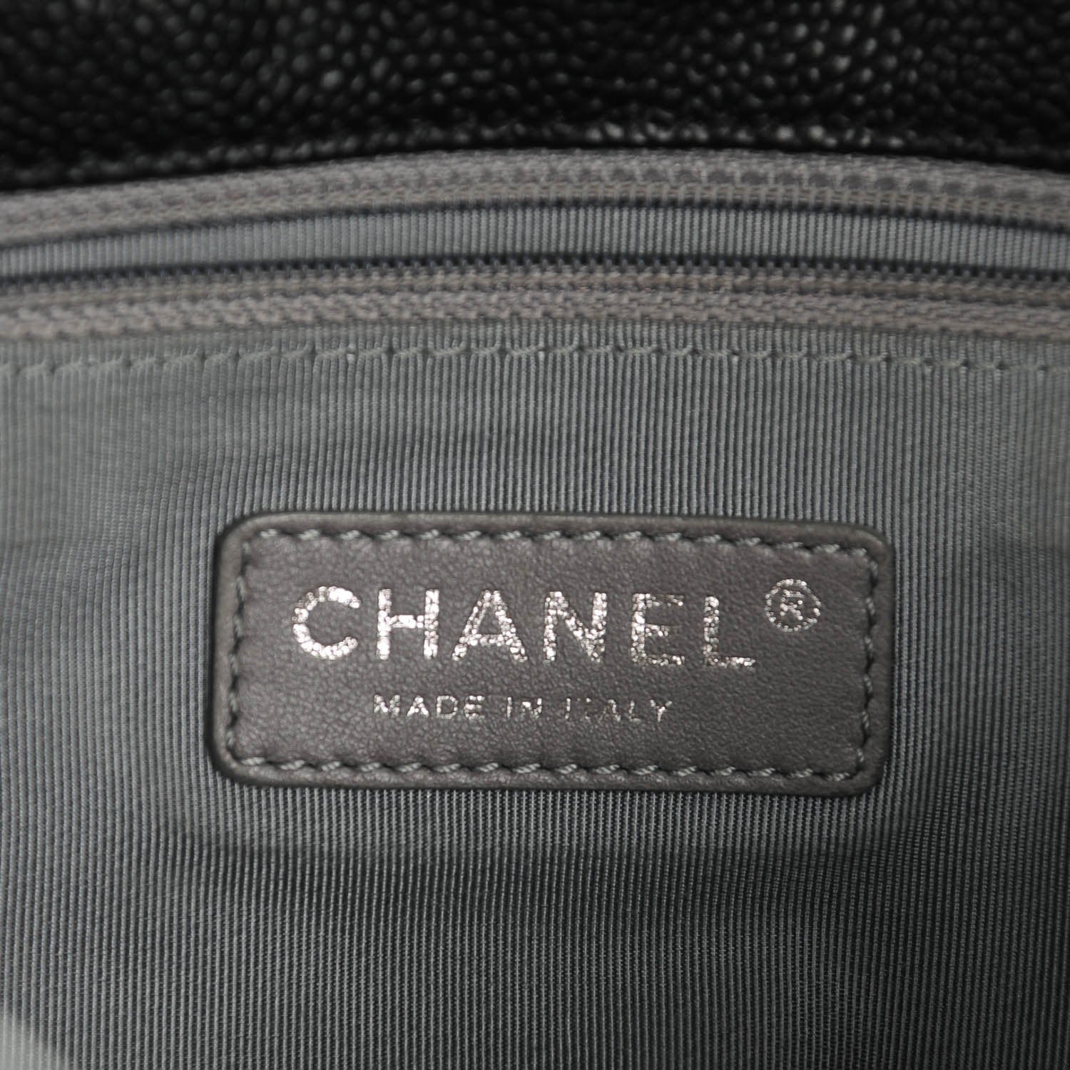 Chanel Caviar Quilted French Riviera Hobo Black 6 of 7