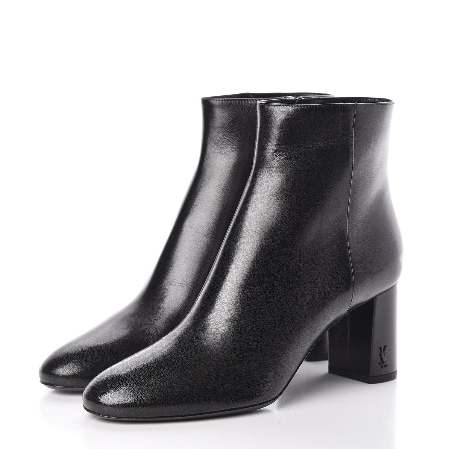 Saint Laurent Nappa Loulou Ankle Zip Boot 39.5 Black 3 of 10