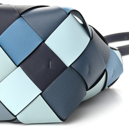 Loewe Calfskin Woven Small The Surplus Collection Basket Bag Steel Crystal 11 of 11