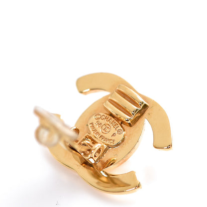Chanel Metal CC Turnlock Clip On Earrings Gold 3 of 4
