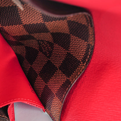 Louis Vuitton Damier Ebene Emilie Wallet Red 7 of 7