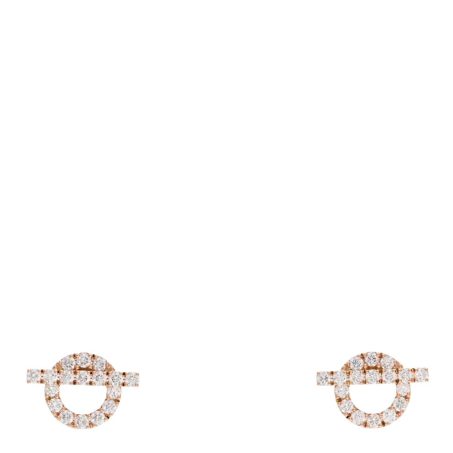 18K Rose Gold Diamond Finesse Earrings