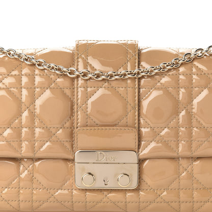 Christian Dior Patent Cannage New Lock Pouch Beige 11 of 11