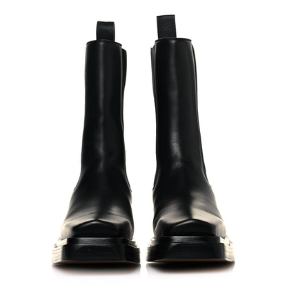 Bottega Veneta Calfskin Lean Mid-Calf Boots 39 Black 2 of 5