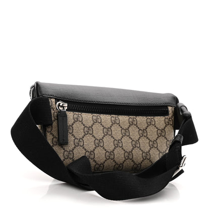 Gucci GG Supreme Monogram Belt Bag Black 3 of 10