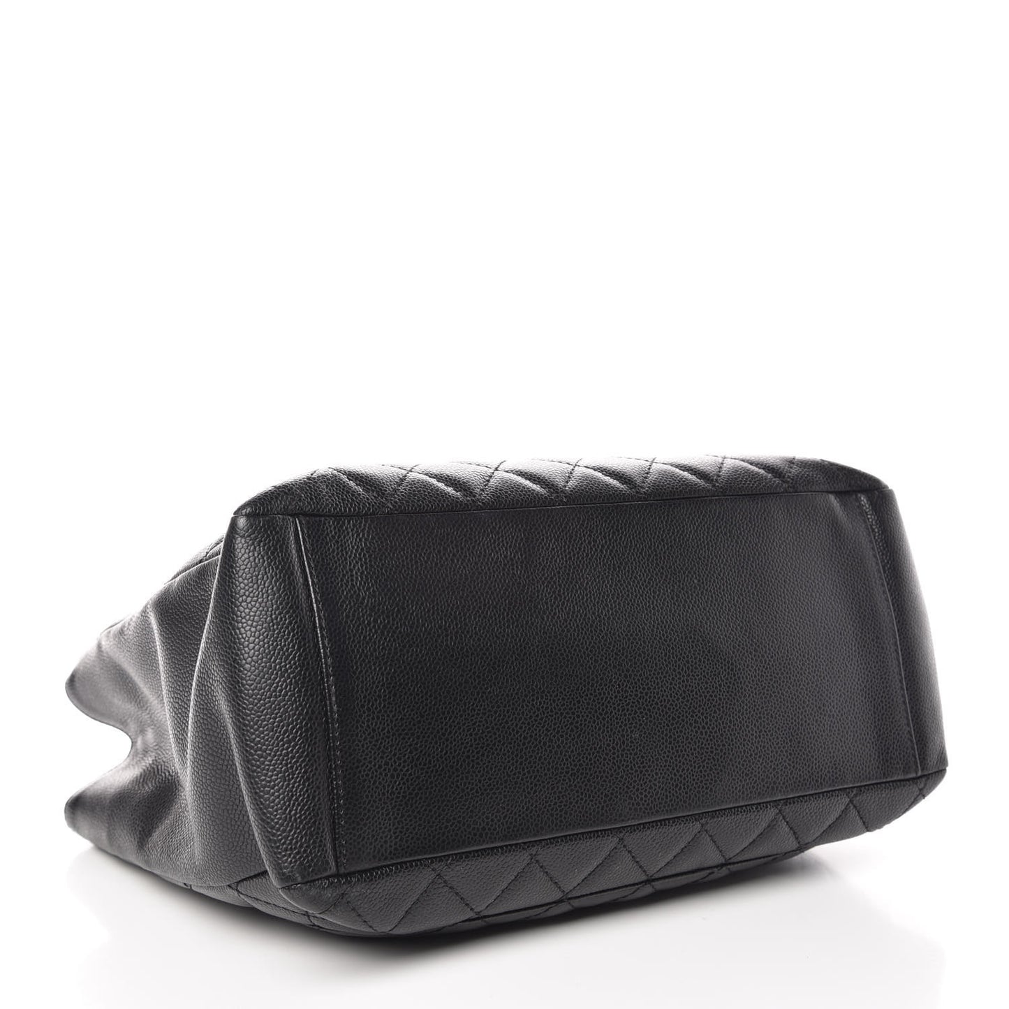 Caviar Quilted Grand Shopping Tote GST Black