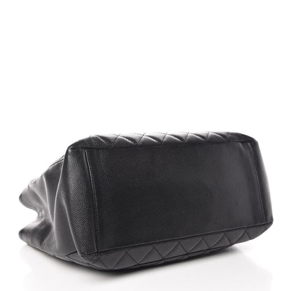 Chanel Caviar Quilted Grand Shopping Tote GST Black 4 of 13