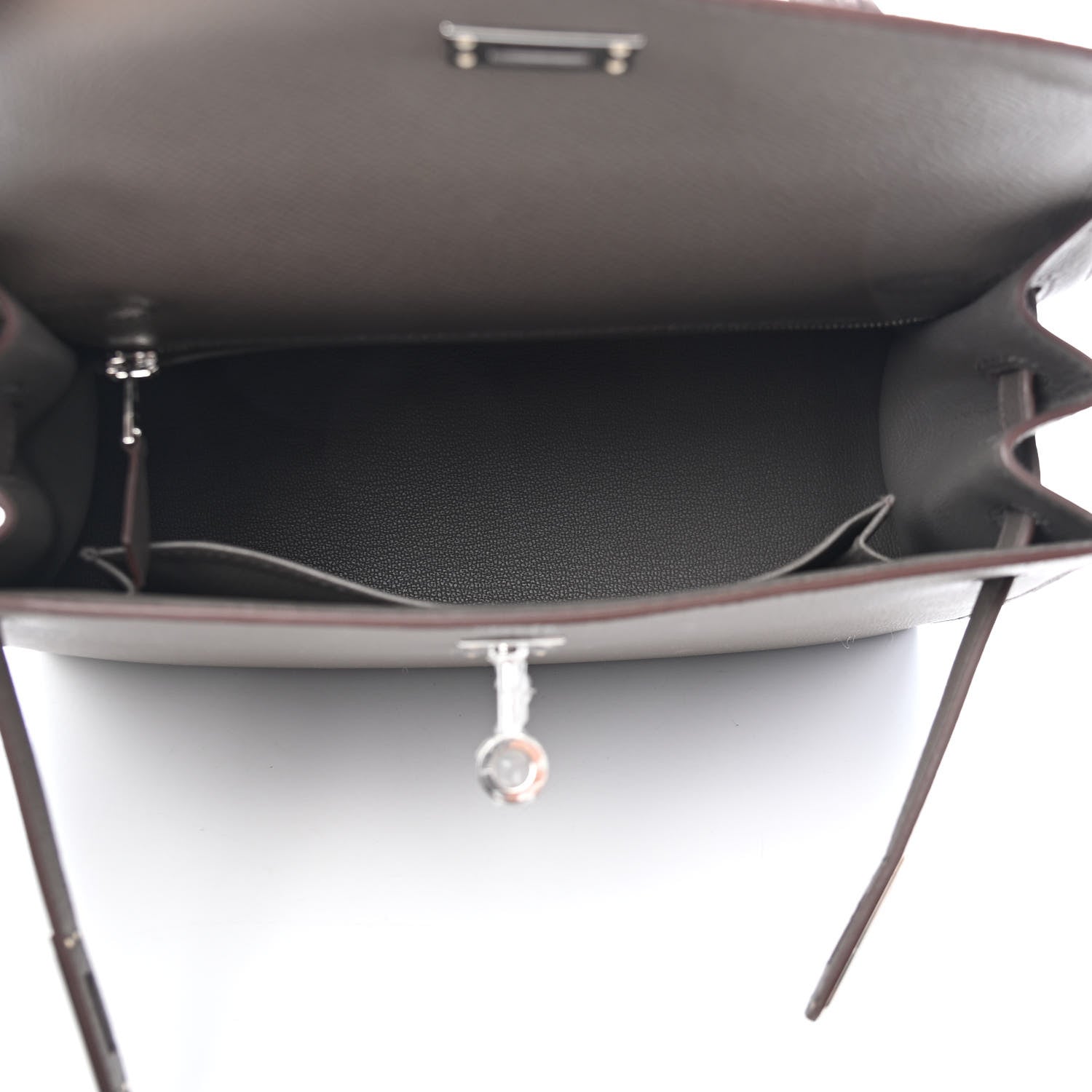 Hermes Epsom Kelly Sellier 25 Etain 9 of 19