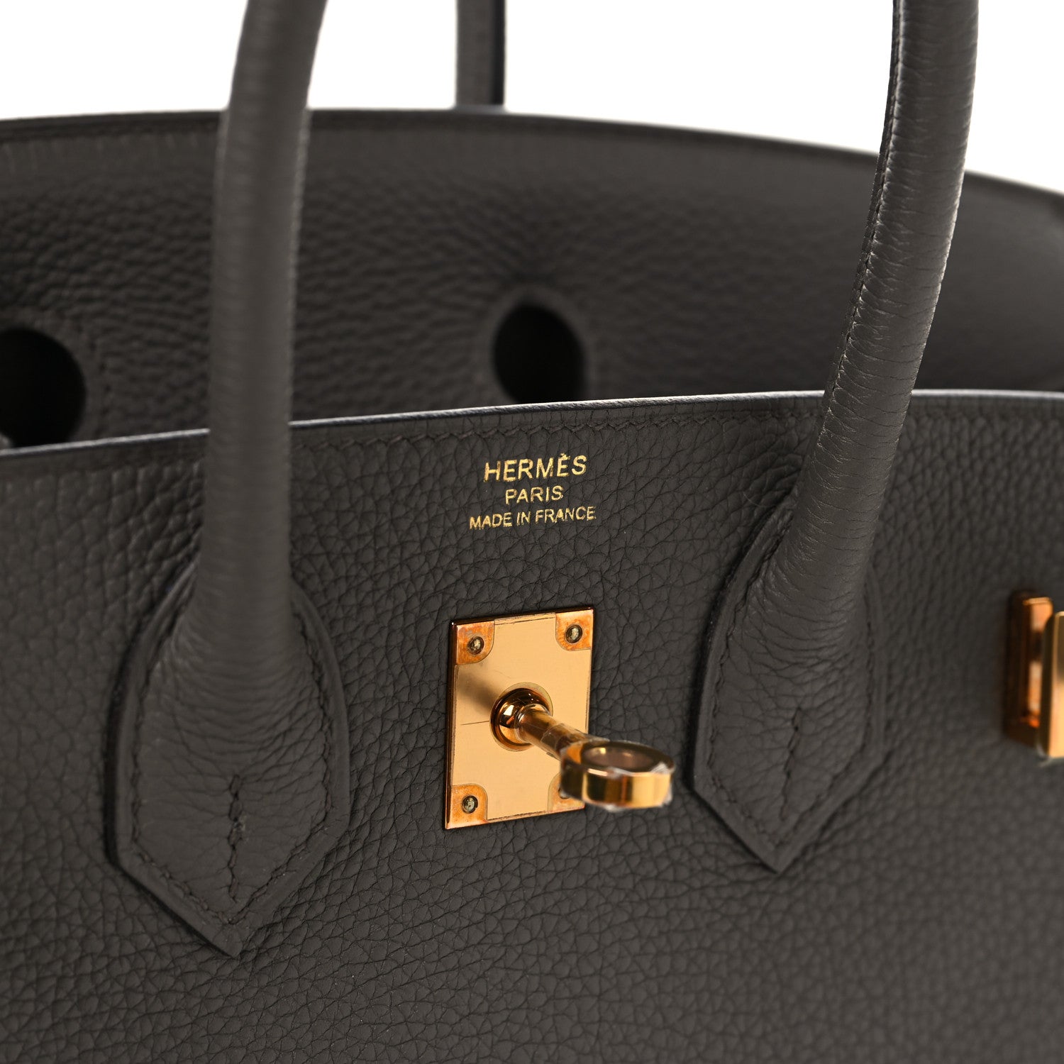 Hermes Togo Birkin 25 Etain 9 of 23