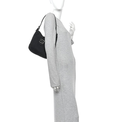 Fendi Zucchino Small Hobo Black 2 of 11