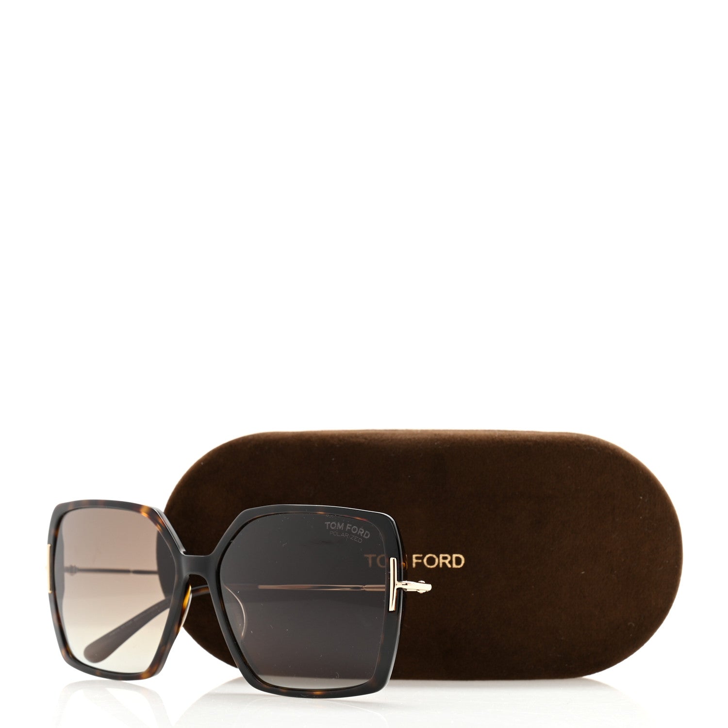 Tom Ford Polarized Joanna Sunglasses TF 1039-F Tortoise 8 of 8