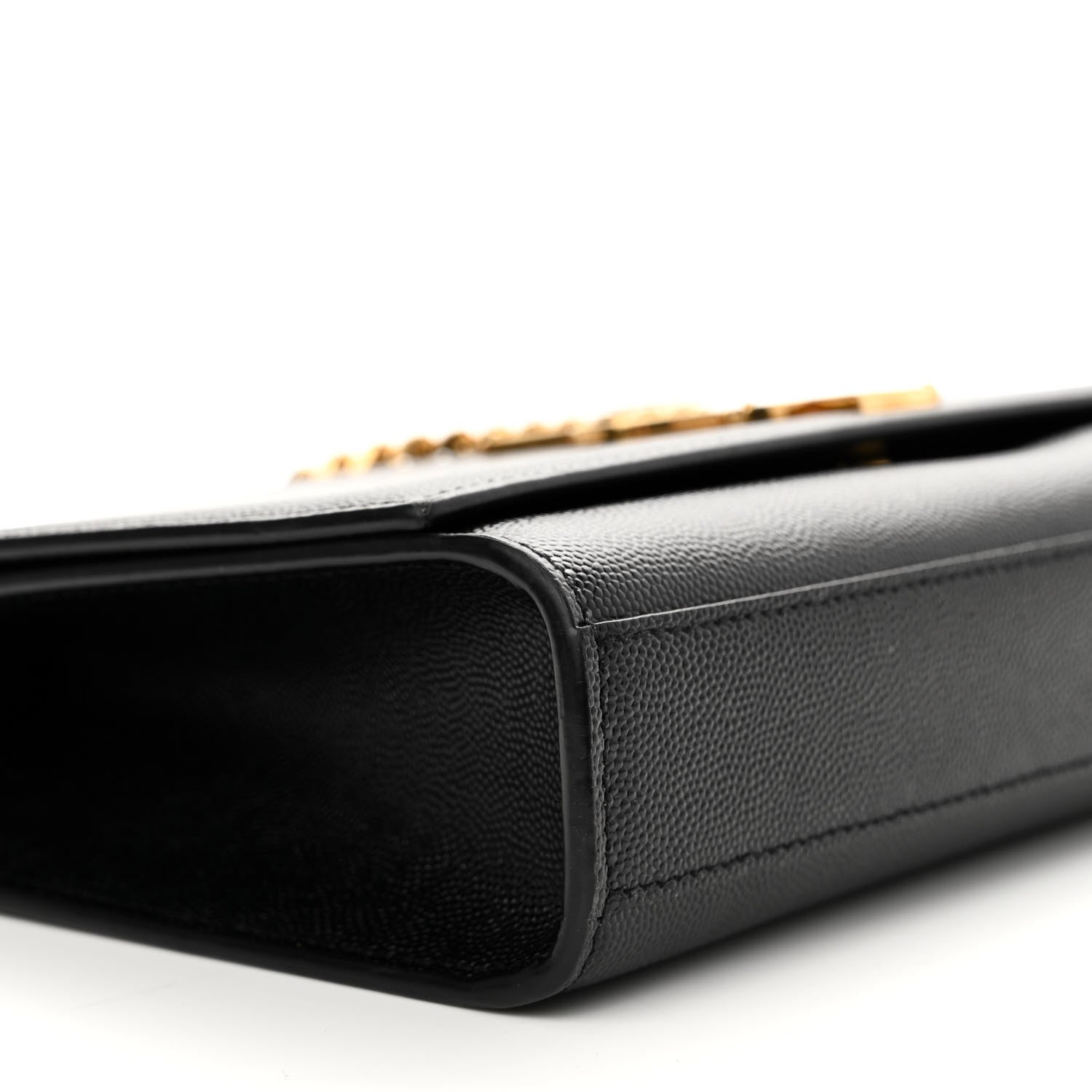 Saint Laurent Grain De Poudre Medium Classic Monogram Kate Satchel Black 9 of 10