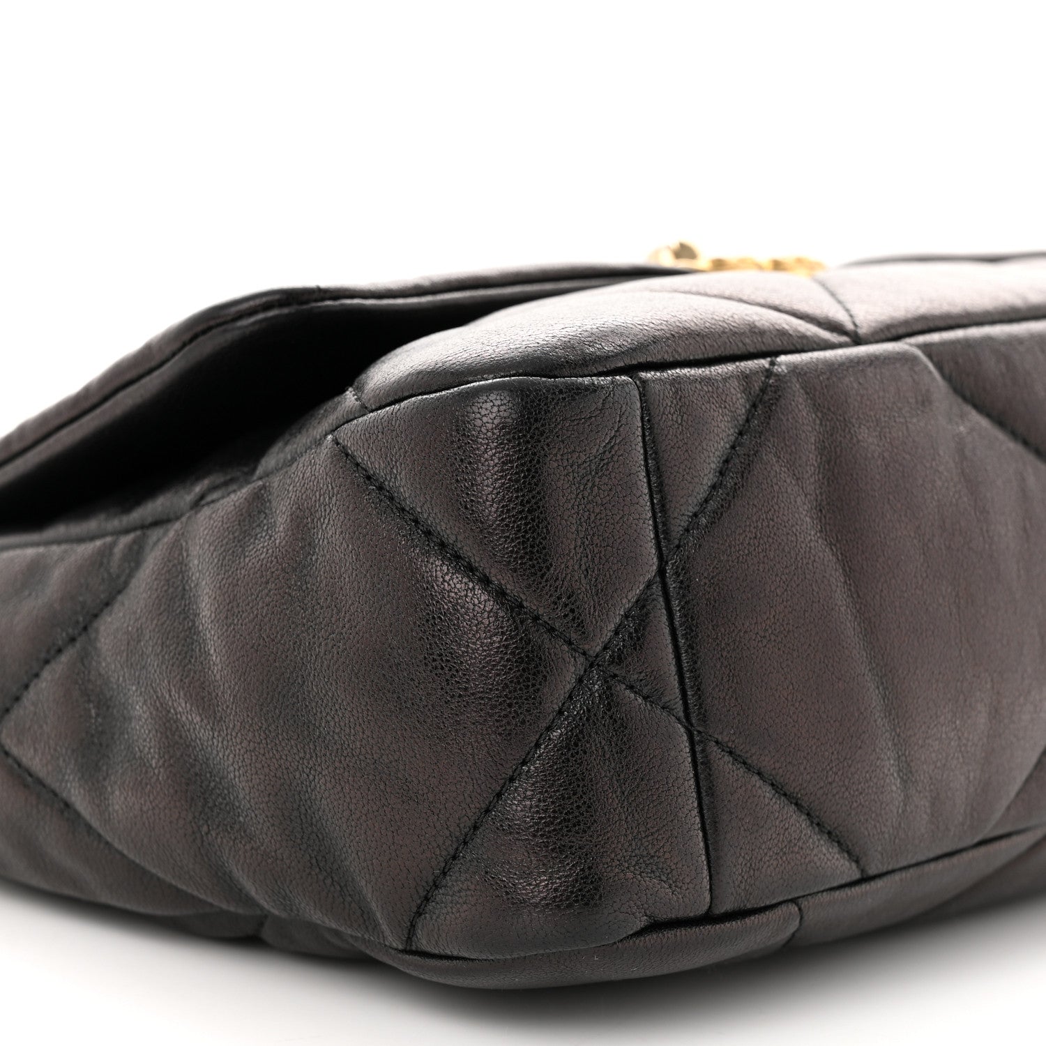 Chanel Lambskin Quilted Medium Chanel 19 Flap Black 9 of 12