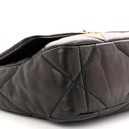 Chanel Lambskin Quilted Medium Chanel 19 Flap Black 9 of 12