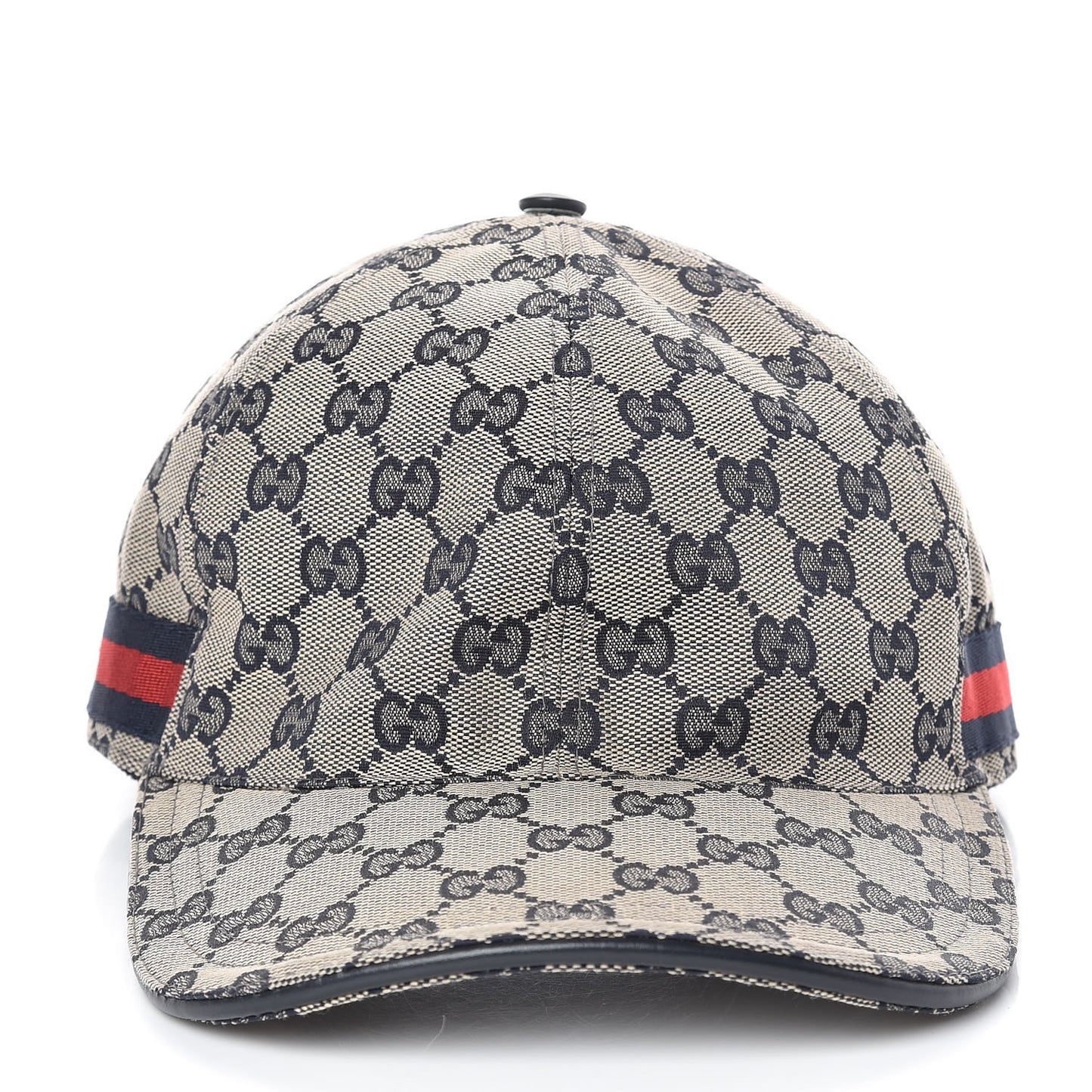 Monogram Web Baseball Hat XL Beige Blue
