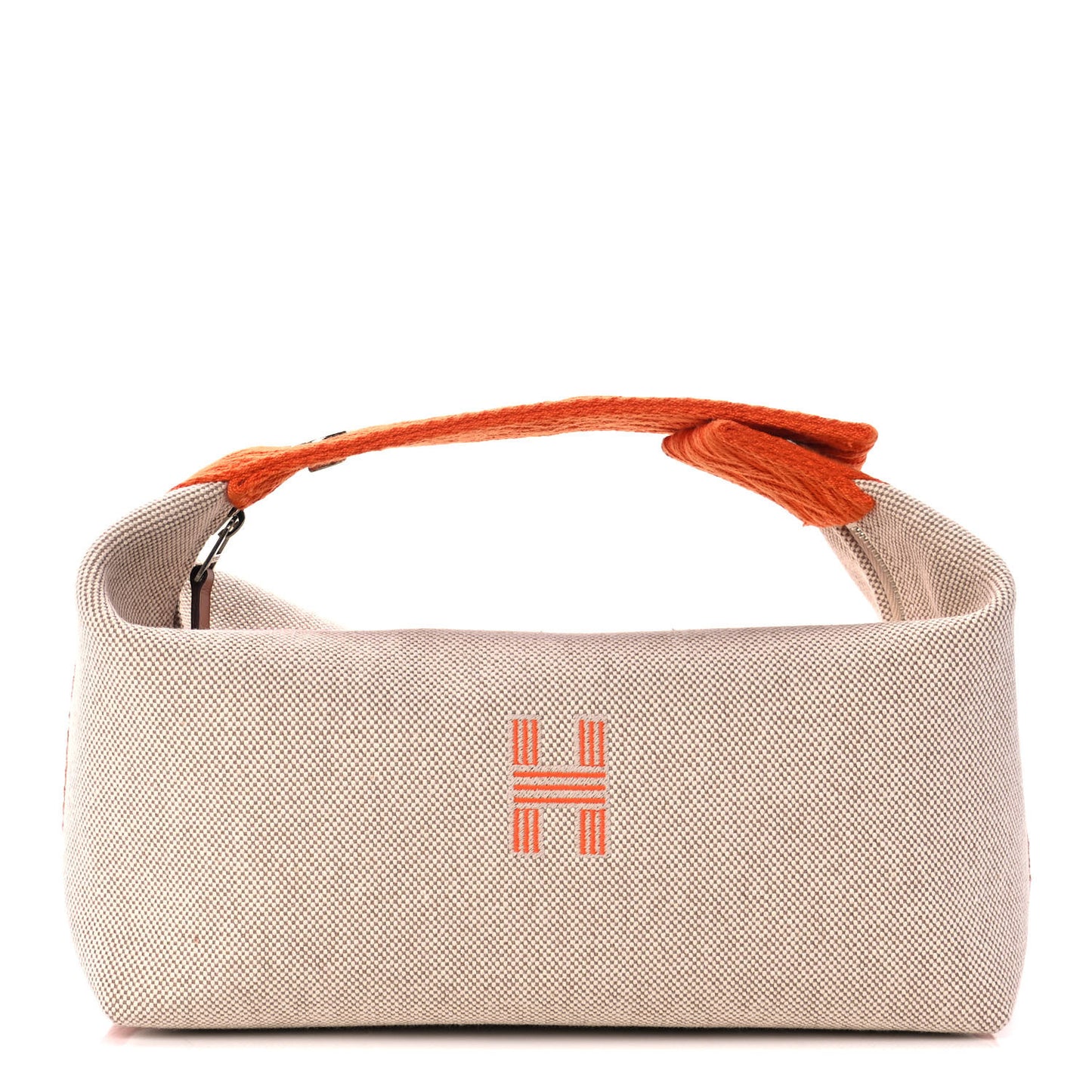Canvas Small Bride-A-Brac Pouch Natural Orange