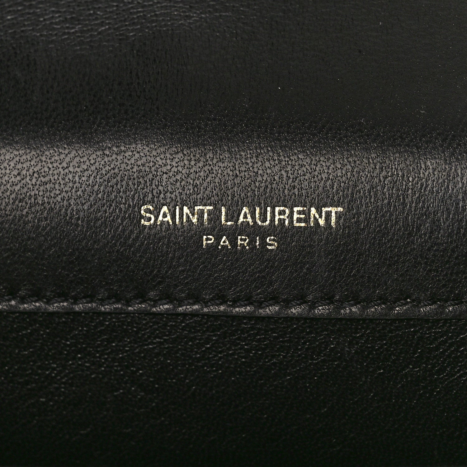 Saint Laurent Lambskin Matelasse Monogram Medium Vicky Chain Bag Black 6 of 10