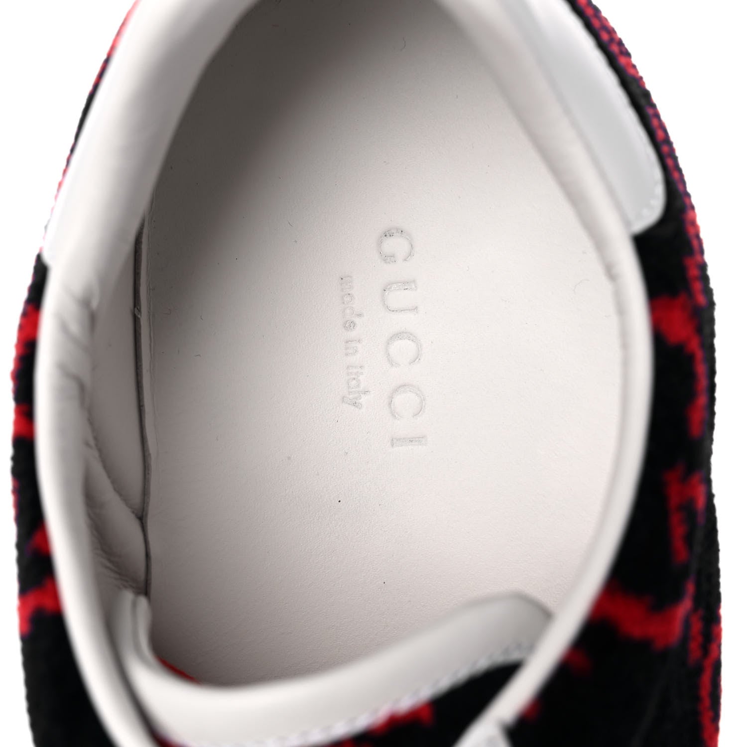 Gucci Terry Cloth GG Monogram Womens Ace Sneakers 39.5 Blue Red 9 of 10