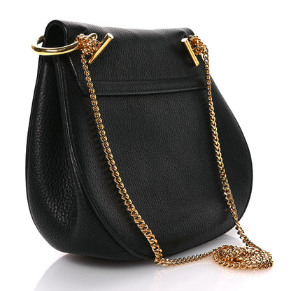 Chloe Grained Lambskin Drew Shoulder Bag Black 4 of 11