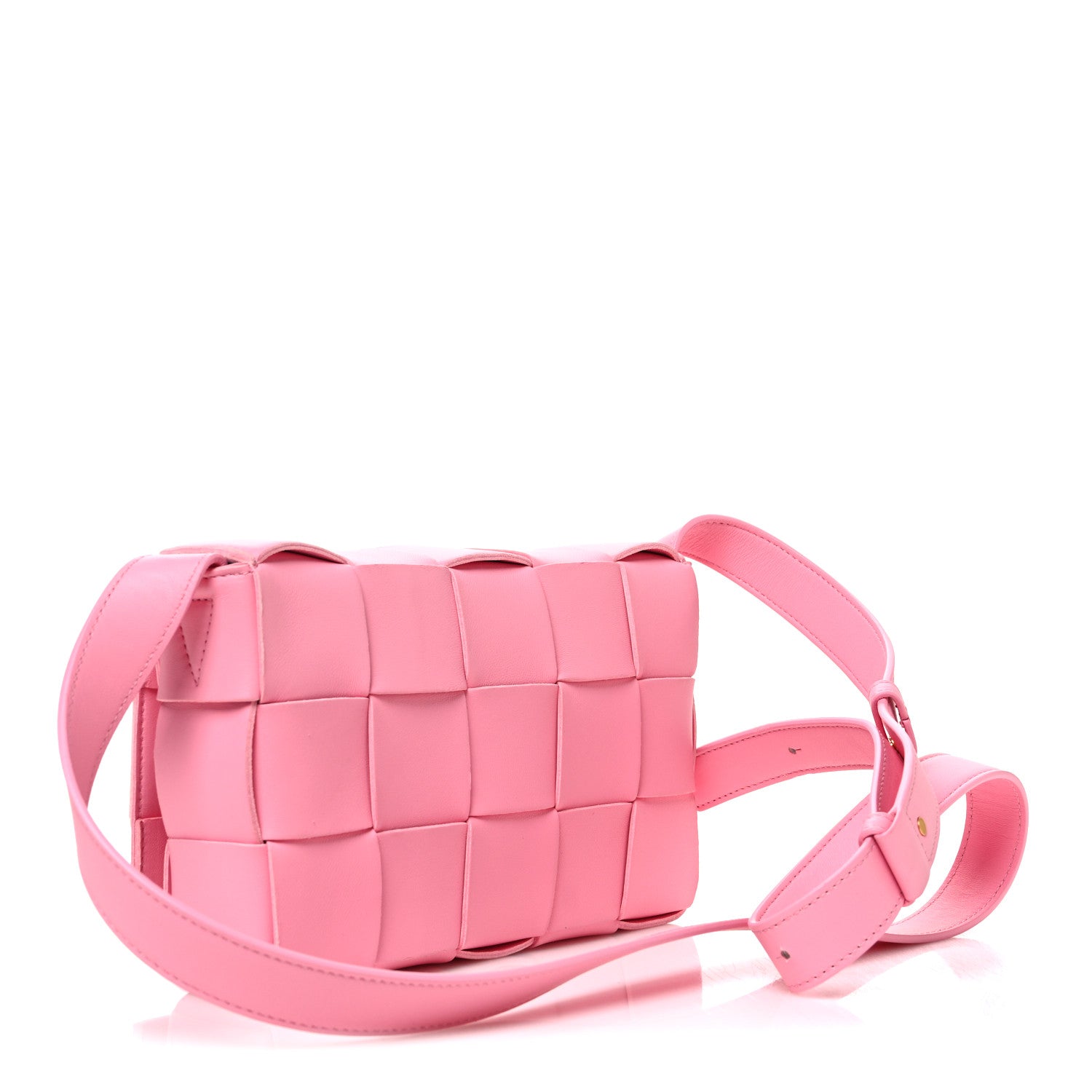 Bottega Veneta Lambskin Maxi Intrecciato Cassette Crossbody Bag Ribbon 3 of 11