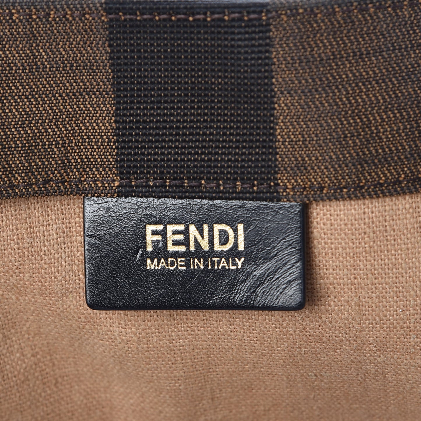 Pequin Small Shopping Tote Black Tobacco