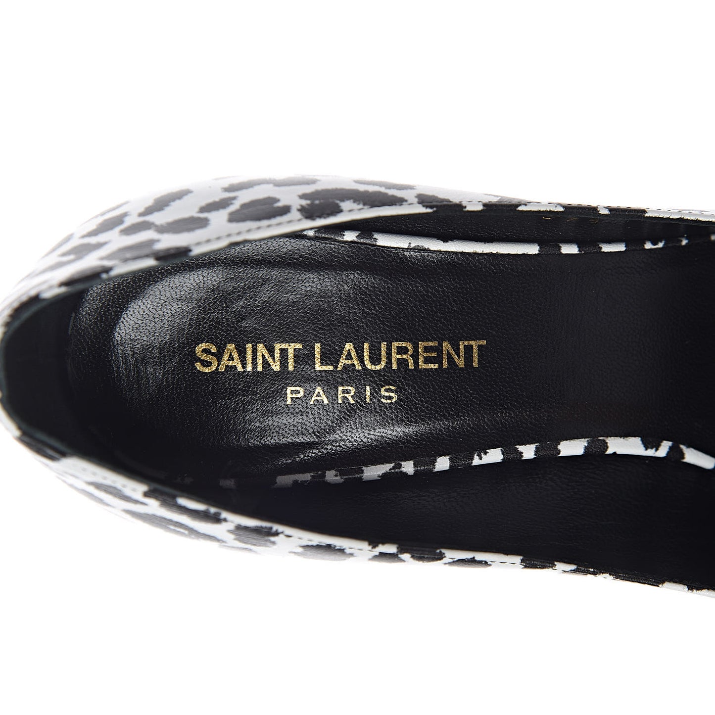 Soft Calfskin Baby Cat Paris 105 Pumps 37.5 White Black