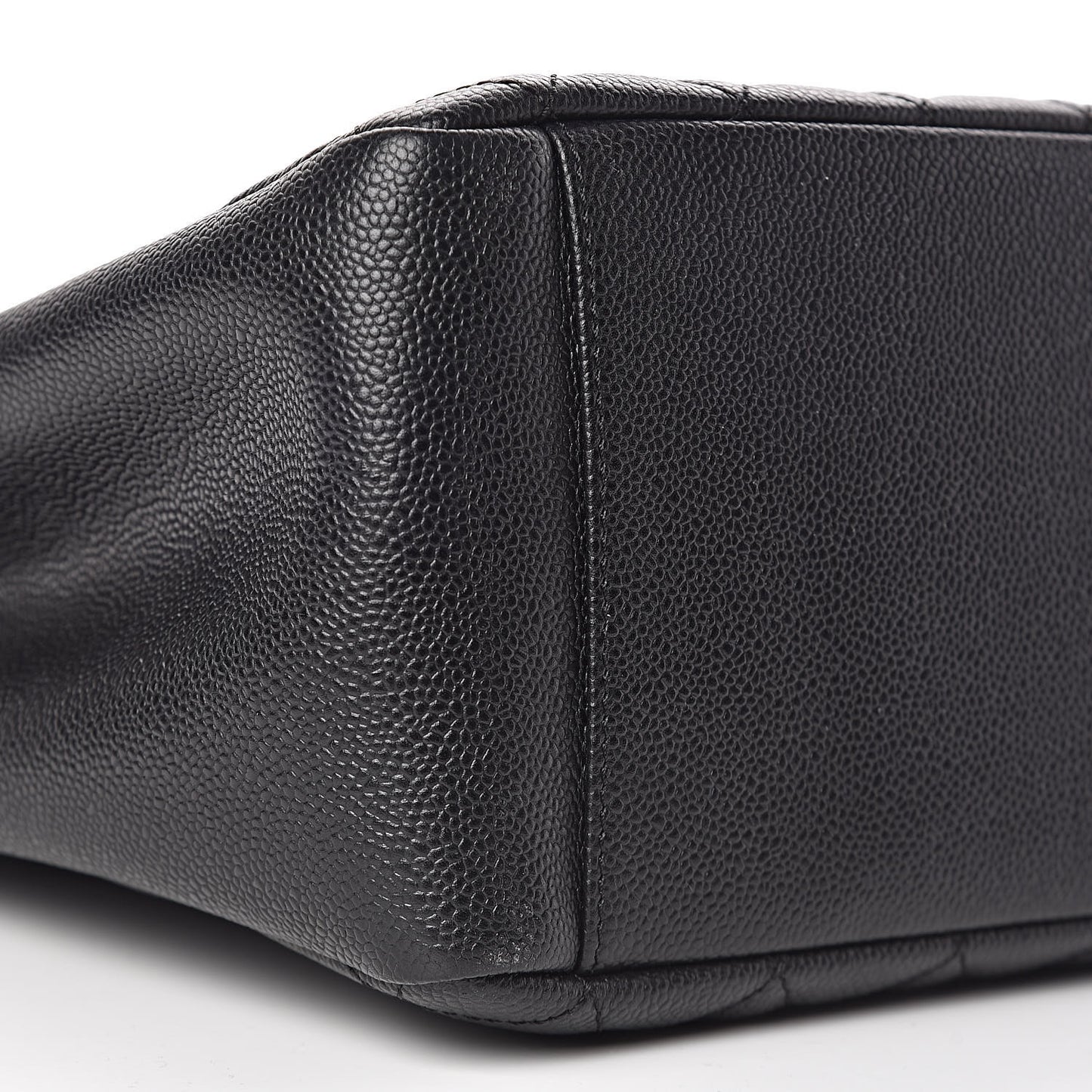 Caviar Quilted Grand Shopping Tote GST Black