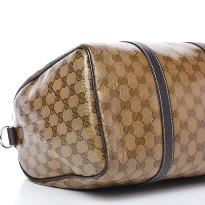 Gucci Crystal Monogram Medium Joy Boston Dark Brown 6 of 10