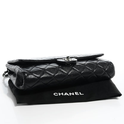 Chanel Caviar Quilted Clutch Flap Black 4 of 8