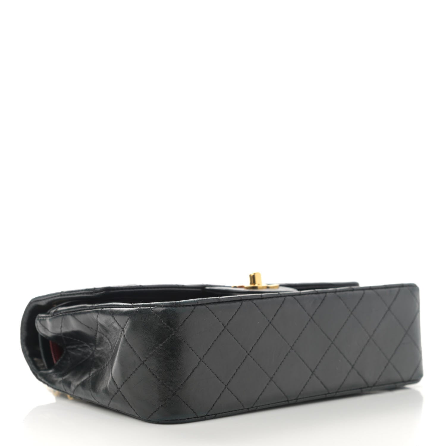 Chanel Lambskin Quilted Small Double Flap Black 4 of 13