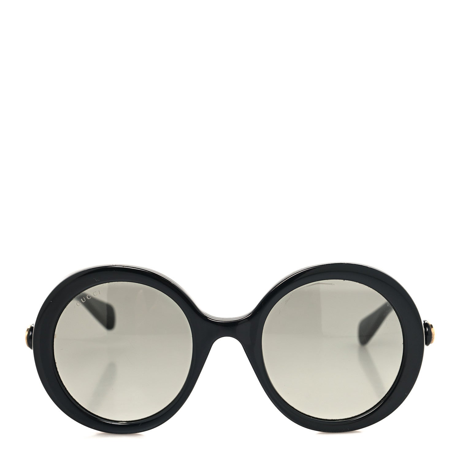 Gucci Acetate Round GG Sunglasses GG0367S Black 2 of 7