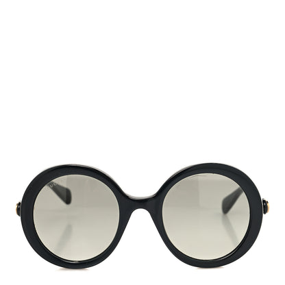 Gucci Acetate Round GG Sunglasses GG0367S Black 2 of 7