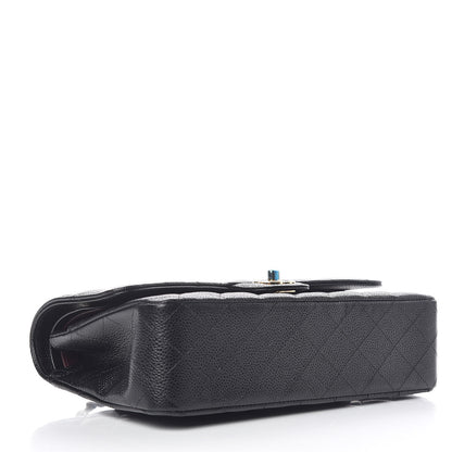 Chanel Caviar Quilted Medium Double Flap Black 5 of 10