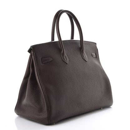 Hermes Togo Birkin 35 Chocolate 3 of 43